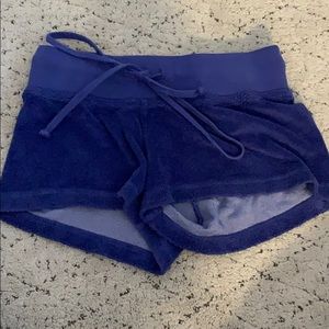 Purplish blue hardtail shorts